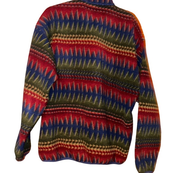 Vintage Patagonia Men’s Medium Aztec Synchilla Fleece Pullover 90s Minnehaha L - Picture 2 of 4